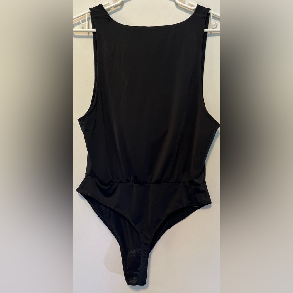 NWOT Intimately Free People Black Cowl When And Where Bodysuit Size M - Picture 6 of 9